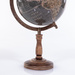 Glob de birou, lemn, negru, 38 cm