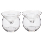 Pahare de cocktail cu bază fără picior, set 4 buc.