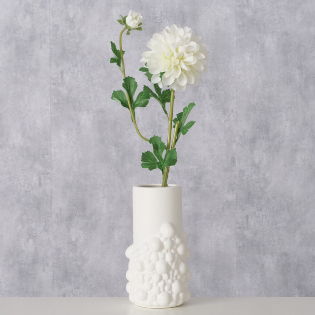 Vaza BULE din lut mat, 20,3 cm