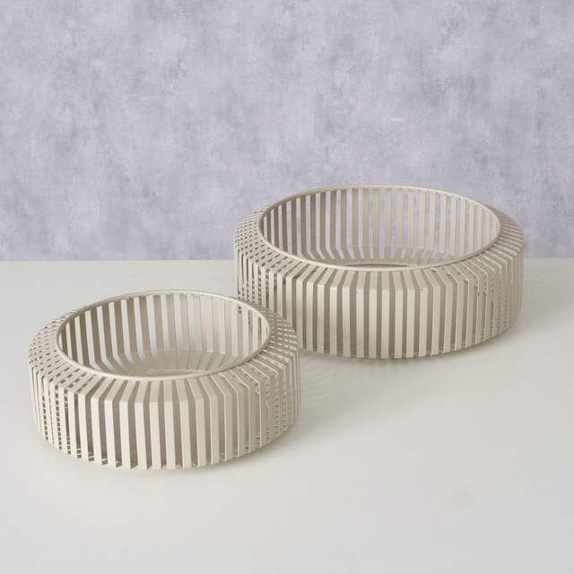 Boluri decorative metalice VIKI, 2 buc Ø 24-30 cm