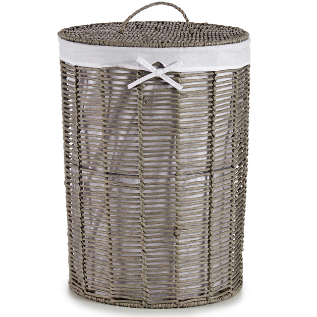 Coșuri de răchită cu căptușeală textilă RUSTIC, 2 bucăți