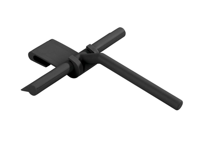 Racleta de apă MOLA pentru ferestre și cabine, neagră, WENKO