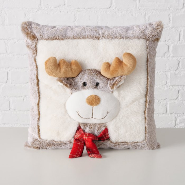 Perna cu motiv de pluș LIO, 35 x 35 cm