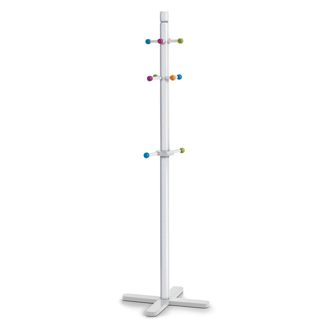 Umeraș pentru haine copii, 38 x 38 x 124 cm, ZELLER, alb