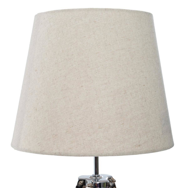 Lampa de masa cu trepied, lemn, 58 cm