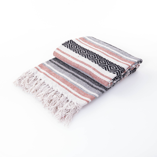 Prosop de plaja cu franjuri, 130 x 180 cm