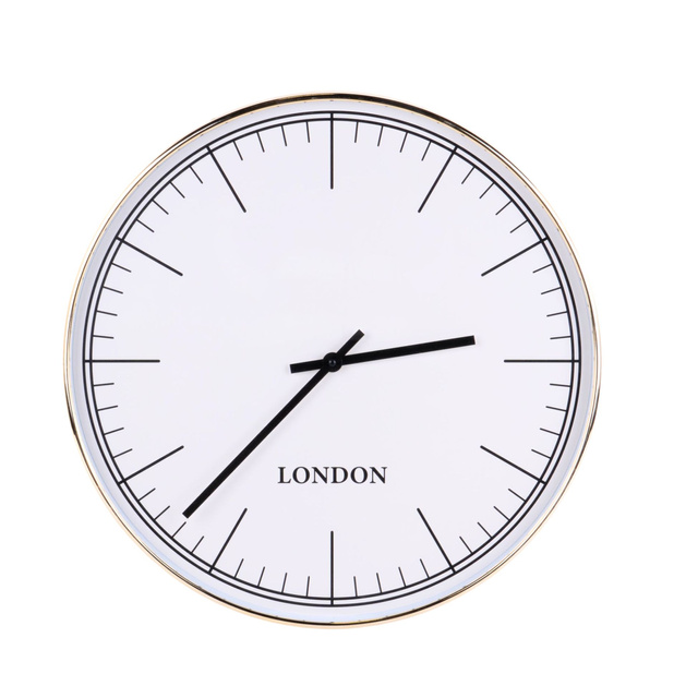 Ceas de perete pentru bucătărie, cadran minimalist, Ø 50 cm