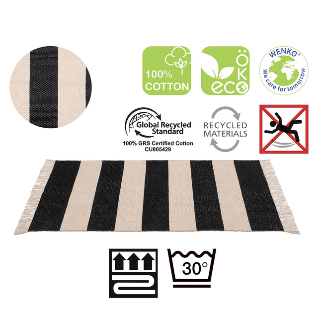 Covoras de baie KASI, bumbac, 50 x 80 cm, WENKO