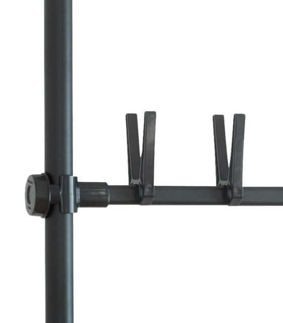 Suport pentru pantofi telescopic HERKULES, negru, inaltime 165 - 300 cm, WENKO