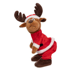 Ren de Craciun care danseaza, 28 cm