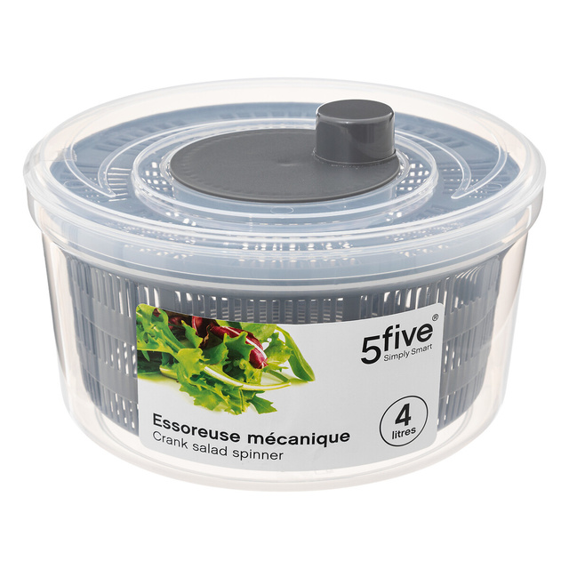 Filtru salata cu manivela