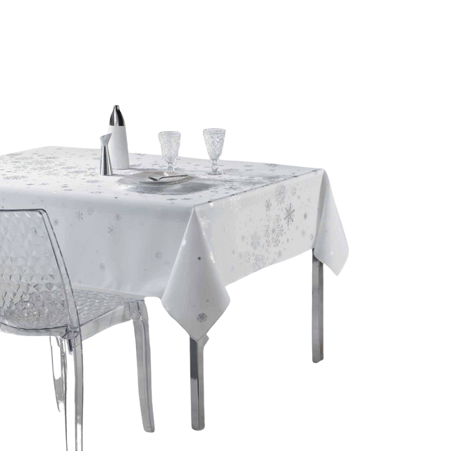 Fata de masa dreptunghiulara, cu print metalic, CONSTELLATION, 150 x 240 cm