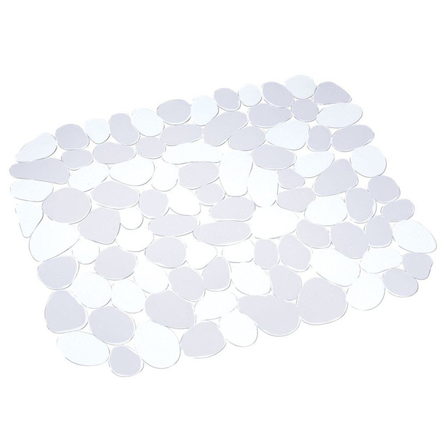 Mata de protecție universală pentru chiuvetă Stones 31x26 cm, WENKO, transparentă