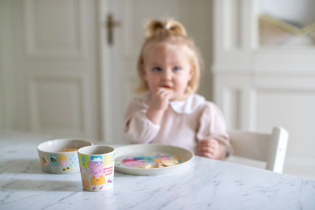 Set cina copii CONNECT PEPPA PIG, bio, CAPRA