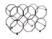 Suport pentru vin HONEYCOMB, pentru 6 sticle, 31 x 22 x 16,5 cm