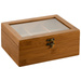 Cutie din bambus cu compartimente, 21,7 x 16 x 9 cm