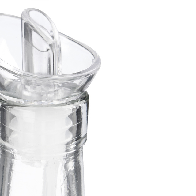 Set de condimente și ulei cu suport din lemn, 4 elemente