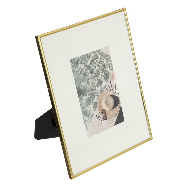 Rama foto aurie ELISA, cu passepartout, 20 x 25 cm
