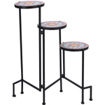 Suport de flori în picioare MOZAIKA, 3 niveluri, 68 cm