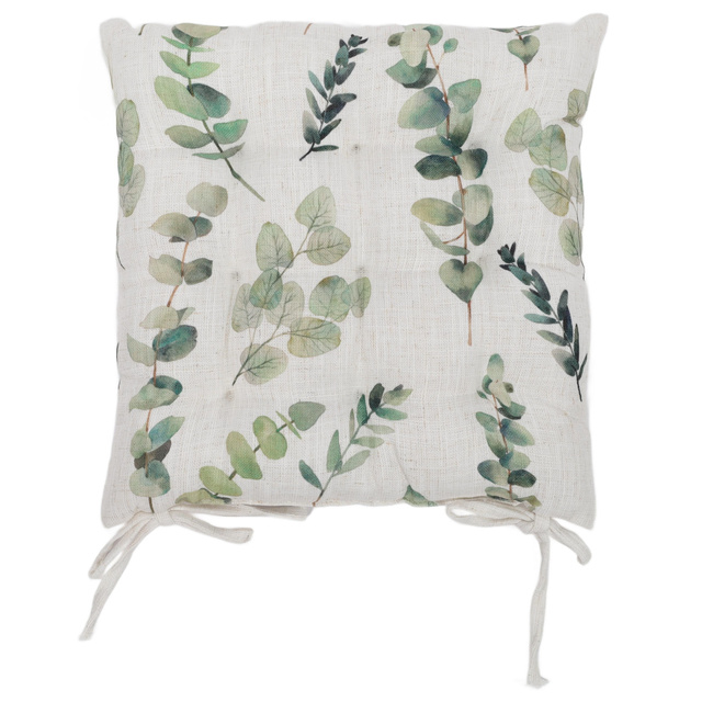 Perna de scaun cu model de plante, 40 x 40 cm