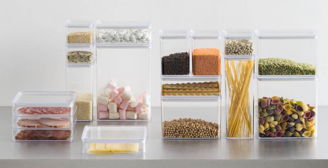 Recipient pătrat pentru alimente de 1000 ml