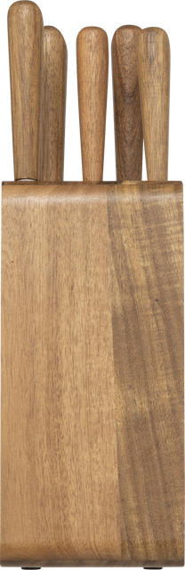 Set de cuțite HARMONY, suport din lemn + 5 cuțite, 6 elemente