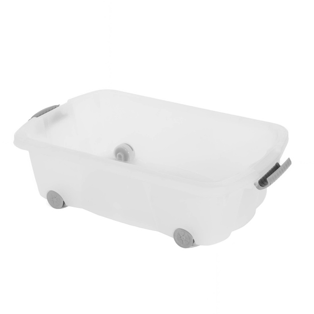 Cutie depozitare, cu roti, plastic reciclat, 24 l
