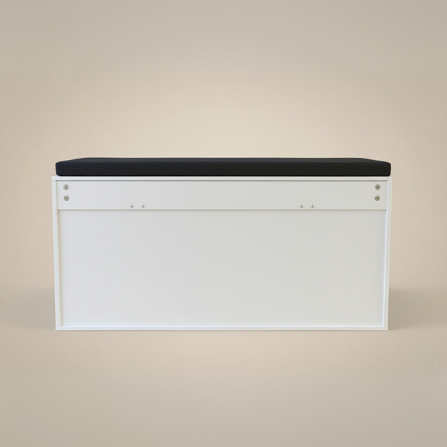 Dulap pentru pantofi cu loc de șezut și rafturi retractabile GRADIA, 100 x 34 x 50 cm