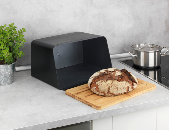 Cutie pentru paine cu tocator din lemn de bambus KUBO, WENKO