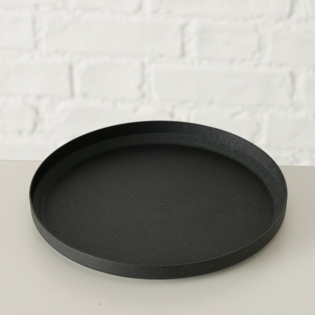 Suporturi de lumanari Mio, set 3 buc, mat negru