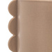 Husa pentru ghiveci ceramica WAVY BLISS, 18 cm, taupe