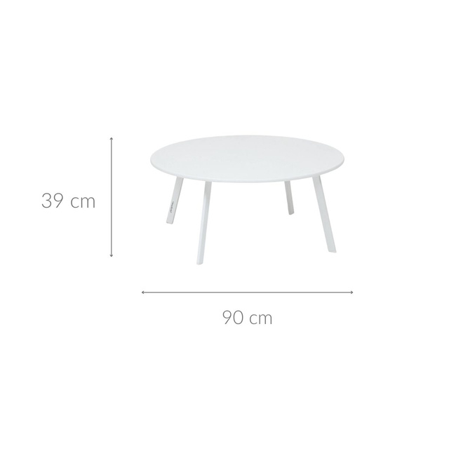 Masa de gradina din metal SAONA, Ø 90 cm