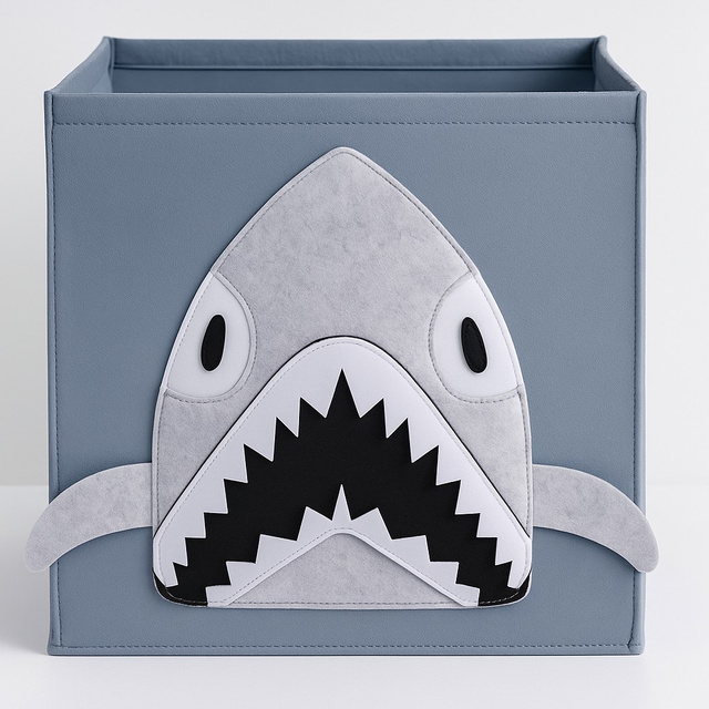 Cutie de jucării din fetru NOOLI, 30 x 30 x 30 cm