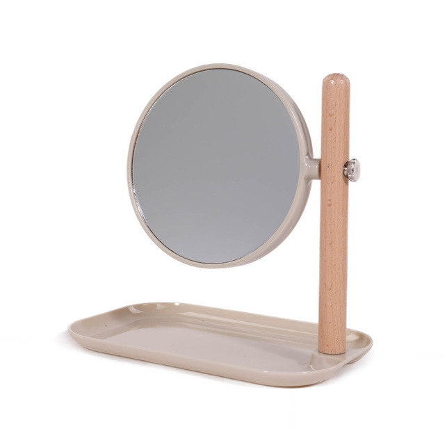 Oglinda cosmetica cu tava metalica