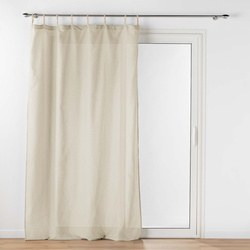 Perdea cu bretele de iuta BELANI, 140 x 240 cm