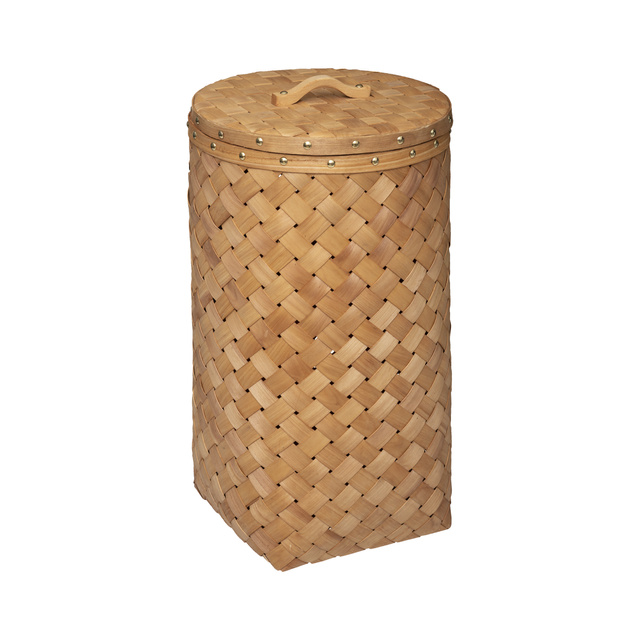 Coșuri din lemn cu capace, 2 buc.