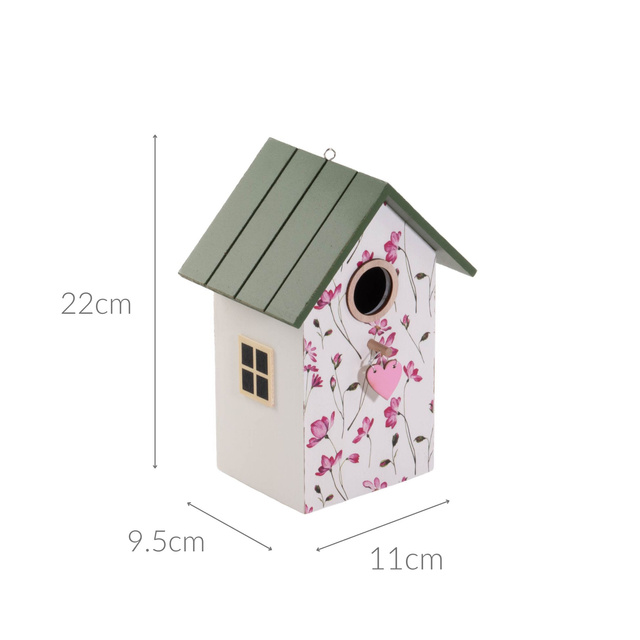 Cuib pentru pasari Lilliana, 15 x 12 x 22 cm