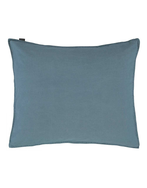 Set de lenjerie de pat din bumbac de culoare albastră, lenjerie pentru pat single, 140 x 220 cm, Essenza