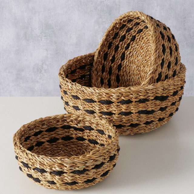 Set cosuri decorative rotunde BOKAR, 3 buc Ø 21-30 cm