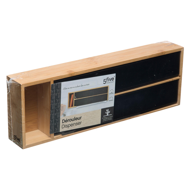 Organizator de bucătărie pentru folie și hârtie de copt BLACK BAMBOU