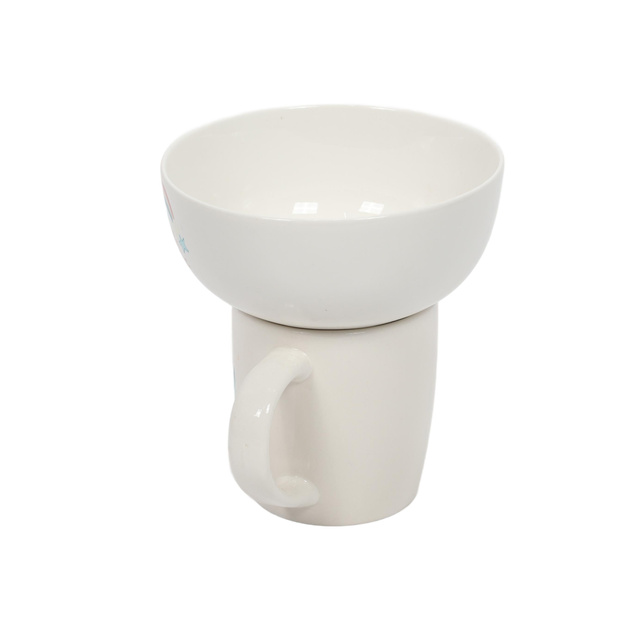 Set cadou pentru copii: bol și cană din porțelan, 600 ml + 360 ml