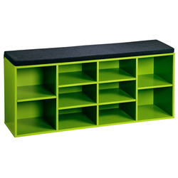 Dulap pentru 10 perechi de pantofi, cu sezut, 103,5 x 48 cm