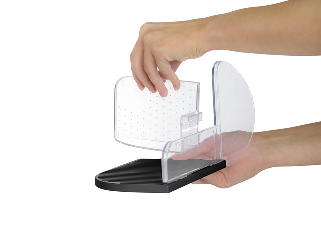 Taietor de paine cu manivela manuala