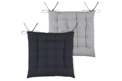 Perna pentru scaun cu legături DUO, 100% bumbac, 40 x 40 cm