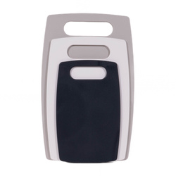 Tocatoare din plastic, set de 3 culori