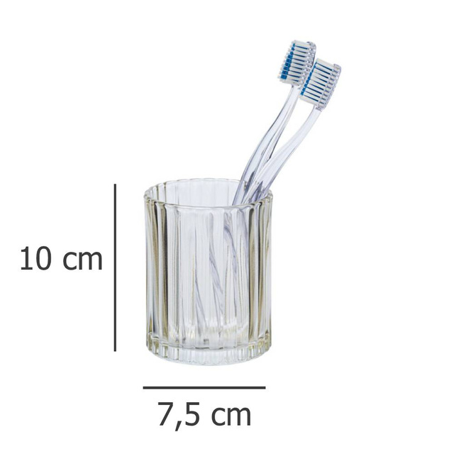 Pahar pentru periuțe de dinți VETRO, pahar, WENKO