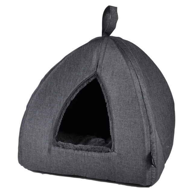 Pat pentru pisici, cort, 35 x 35 x 38 cm