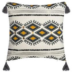 Pernă decorativă etnică AZTEC, 40 x 40 cm, cu paiete