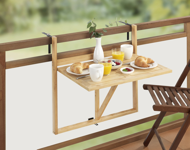 Masa de balcon pliabila pentru balustrada WAIKIKI