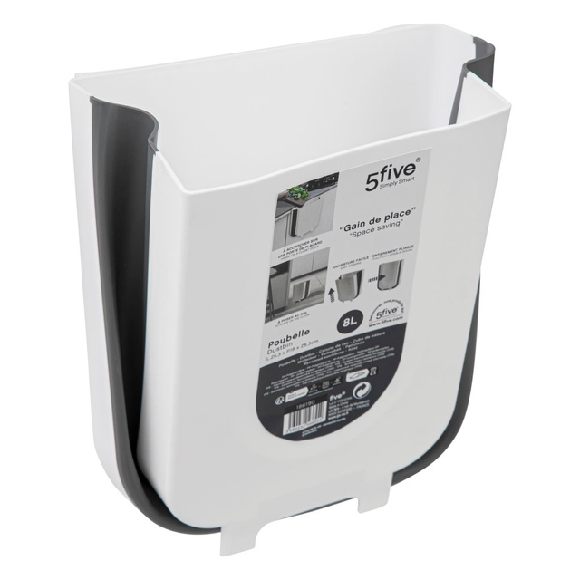 Coș mic de gunoi pentru ușă de dulap, 8 l
